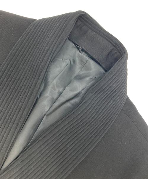 ISSEY MIYAKE MEN（イッセイミヤケメン）ISSEY MIYAKE MEN (イッセイミヤケメン) プリーツレイヤードテーラードジャケット ブラック サイズ:4の古着・服飾アイテム