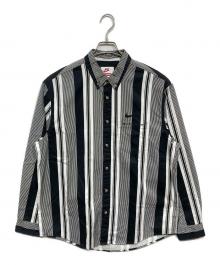 NIKE×SUPREME（ナイキ×シュプリーム）の古着「Cotton Twill Shirt」｜ホワイト×ブラック