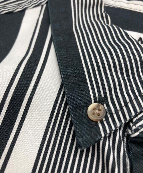 NIKE（ナイキ）NIKE (ナイキ) SUPREME (シュプリーム) Cotton Twill Shirt ホワイト×ブラック サイズ:Mの古着・服飾アイテム