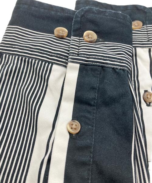 NIKE（ナイキ）NIKE (ナイキ) SUPREME (シュプリーム) Cotton Twill Shirt ホワイト×ブラック サイズ:Mの古着・服飾アイテム