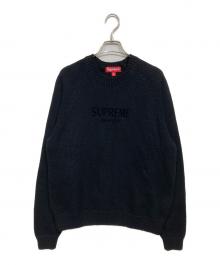 SUPREME（シュプリーム）の古着「Flocked Logo Sweater」｜ブラック