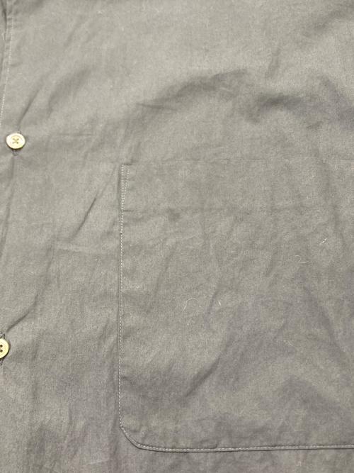 Graphpaper（グラフペーパー）Graphpaper (グラフペーパー) Broad L/S Oversized Band Collar Shirt ネイビー サイズ:Freeの古着・服飾アイテム