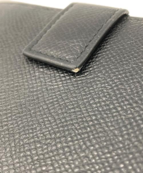 Salvatore Ferragamo（サルヴァトーレ フェラガモ）Salvatore Ferragamo (サルヴァトーレ フェラガモ) ガンチーニ2つ折り財布 ブラックの古着・服飾アイテム