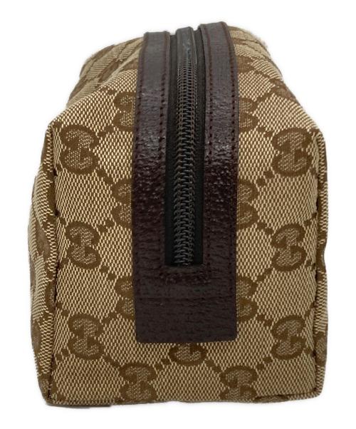 GUCCI（グッチ）GUCCI (グッチ) コスメポーチ ベージュの古着・服飾アイテム