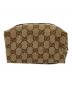 GUCCI（グッチ）の古着「コスメポーチ」｜ベージュ