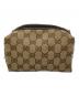 GUCCI (グッチ) コスメポーチ ベージュ：18000円