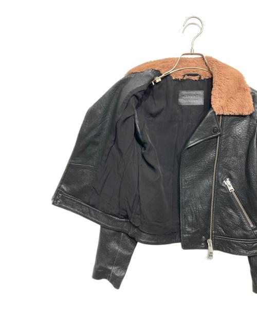 ALL SAINTS（オールセインツ）ALL SAINTS (オールセインツ) ダブルライダースジャケット ブラック サイズ:記載なしの古着・服飾アイテム