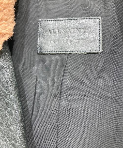 ALL SAINTS（オールセインツ）ALL SAINTS (オールセインツ) ダブルライダースジャケット ブラック サイズ:記載なしの古着・服飾アイテム