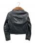 ALL SAINTS (オールセインツ) ダブルライダースジャケット ブラック サイズ:記載なし：12000円