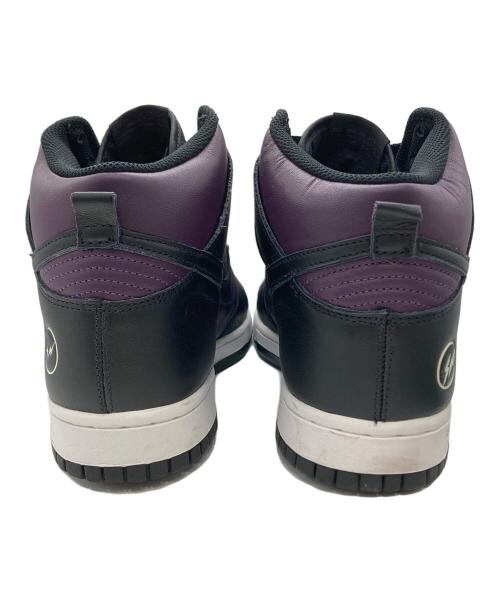 NIKE（ナイキ）NIKE (ナイキ) FRAGMENT DESIGN (フラグメントデザイン) Dunk High City Pack Beijing ブラック×パープル サイズ:27の古着・服飾アイテム