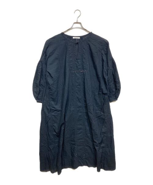 house of lotus（ハウスオブロータス）house of lotus (ハウスオブロータス) 装飾コットンワンピース ネイビー サイズ:Mの古着・服飾アイテム