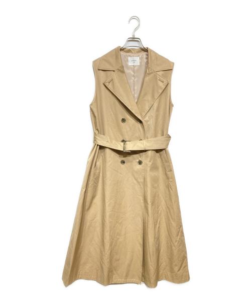 Ameri（アメリ）Ameri (アメリ) 4WAY シアードッキングトレンチコート ベージュ サイズ:Mの古着・服飾アイテム