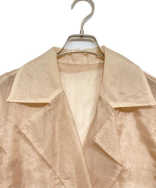 Ameri（アメリ）Ameri (アメリ) 4WAY シアードッキングトレンチコート ベージュ サイズ:Mの古着・服飾アイテム