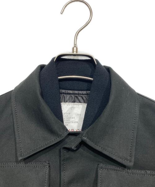 sacai（サカイ）sacai (サカイ) WTAPS (ダブルタップス) Cotton Back Satin x Nylon Twill Jacket ブラック サイズ:2の古着・服飾アイテム