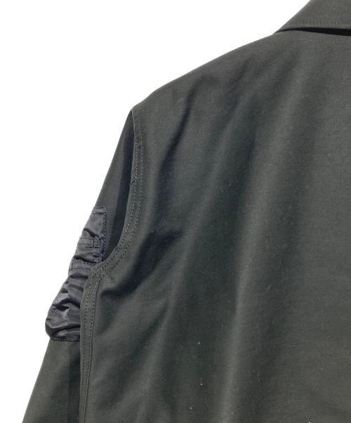 sacai（サカイ）sacai (サカイ) WTAPS (ダブルタップス) Cotton Back Satin x Nylon Twill Jacket ブラック サイズ:2の古着・服飾アイテム