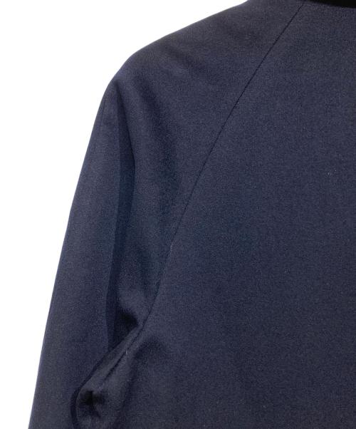 BARNEYS NEWYORK（バーニーズ・ニューヨーク）BARNEYS NEWYORK (バーニーズ・ニューヨーク) 比翼ウールコート ネイビー サイズ:記載なしの古着・服飾アイテム
