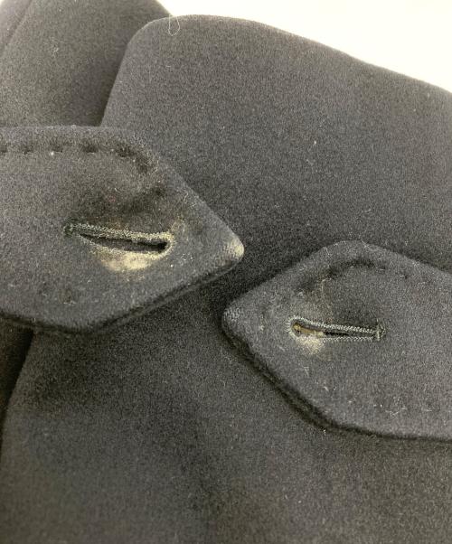 BARNEYS NEWYORK（バーニーズ・ニューヨーク）BARNEYS NEWYORK (バーニーズ・ニューヨーク) 比翼ウールコート ネイビー サイズ:記載なしの古着・服飾アイテム