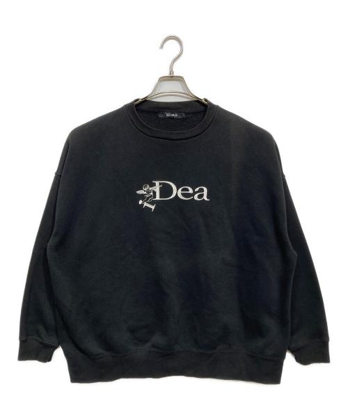 ideaswam（イデアスワム）ideaswam (イデアスワム) ロゴ刺繍スウェット ブラック サイズ:XLの古着・服飾アイテム