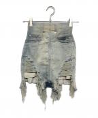 DRKSHDWダークシャドウ）の古着「Denim Dirt Cutoff Shorts」｜インディゴ