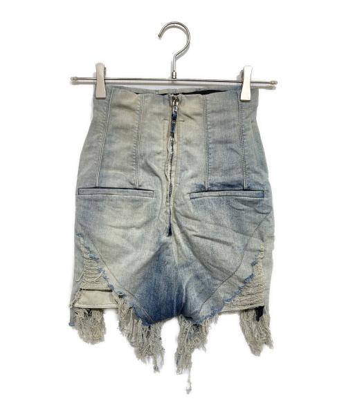 DRKSHDW（ダークシャドウ）DRKSHDW (ダークシャドウ) Denim Dirt Cutoff Shorts インディゴ サイズ:XSの古着・服飾アイテム