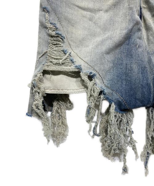 DRKSHDW（ダークシャドウ）DRKSHDW (ダークシャドウ) Denim Dirt Cutoff Shorts インディゴ サイズ:XSの古着・服飾アイテム