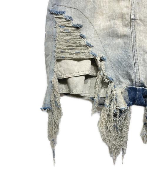 DRKSHDW（ダークシャドウ）DRKSHDW (ダークシャドウ) Denim Dirt Cutoff Shorts インディゴ サイズ:XSの古着・服飾アイテム