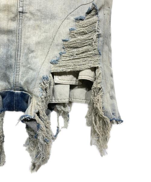 DRKSHDW（ダークシャドウ）DRKSHDW (ダークシャドウ) Denim Dirt Cutoff Shorts インディゴ サイズ:XSの古着・服飾アイテム