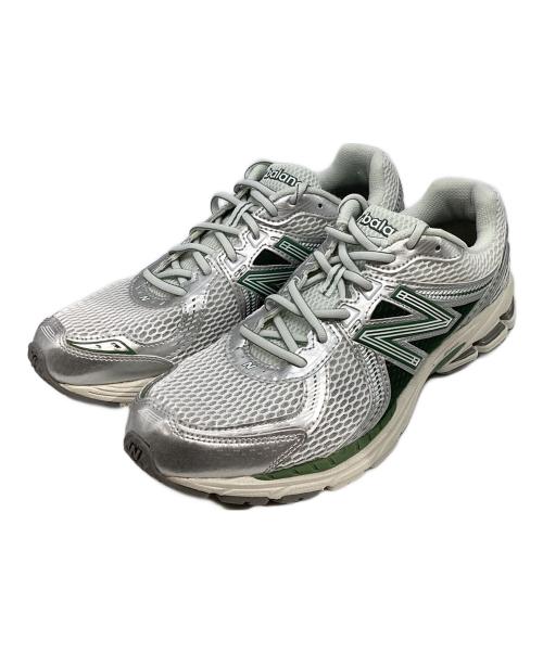 NEW BALANCE（ニューバランス）NEW BALANCE (ニューバランス) ML860GP2 SILVER/GREEN シルバー×グリーン サイズ:27の古着・服飾アイテム