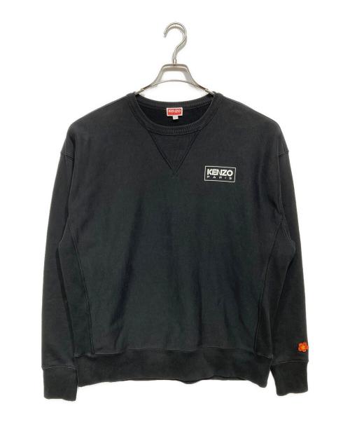 KENZO（ケンゾー）KENZO (ケンゾー) オーバーサイズスウェット ブラック サイズ:Lの古着・服飾アイテム