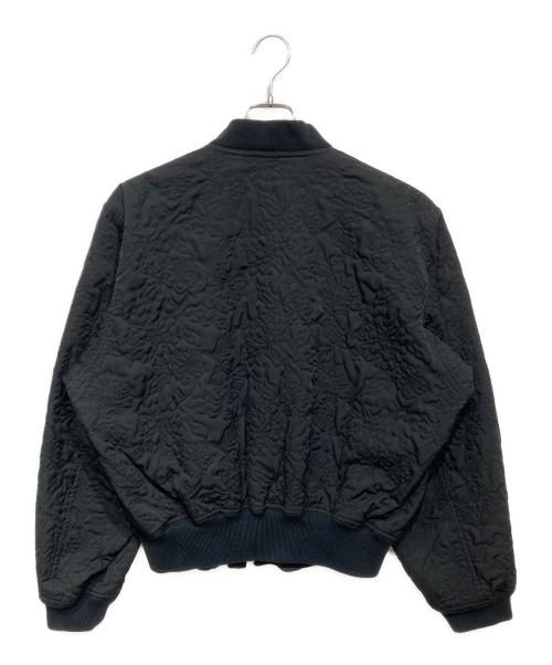HOMME DE NUIT（オム・ドゥ・ニュイ）HOMME DE NUIT (オム・ドゥ・ニュイ) 刺繍ボンバージャケット ブラック サイズ:46の古着・服飾アイテム