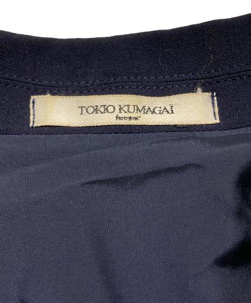 TOKIO KUMAGAI HOMME（トキオクマガイ）TOKIO KUMAGAI HOMME (トキオクマガイ) クロップドジャケット ネイビー サイズ:Mの古着・服飾アイテム