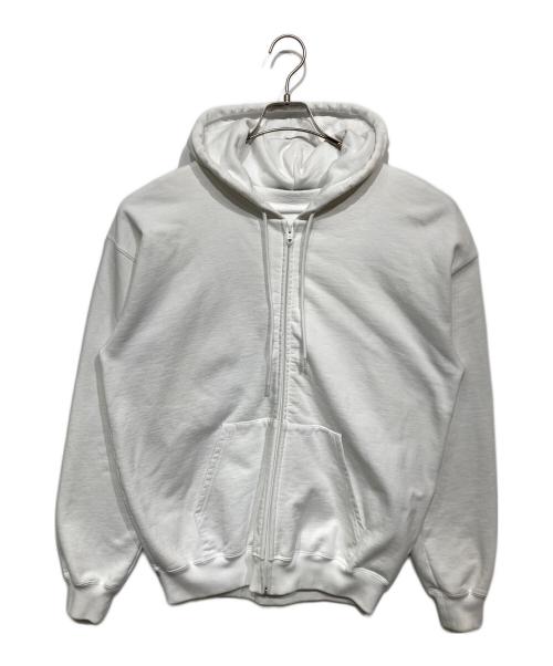 BALENCIAGA（バレンシアガ）BALENCIAGA (バレンシアガ) バックロゴジップパーカー ホワイト サイズ:XSの古着・服飾アイテム