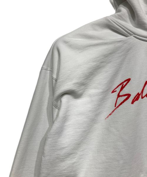 BALENCIAGA（バレンシアガ）BALENCIAGA (バレンシアガ) バックロゴジップパーカー ホワイト サイズ:XSの古着・服飾アイテム