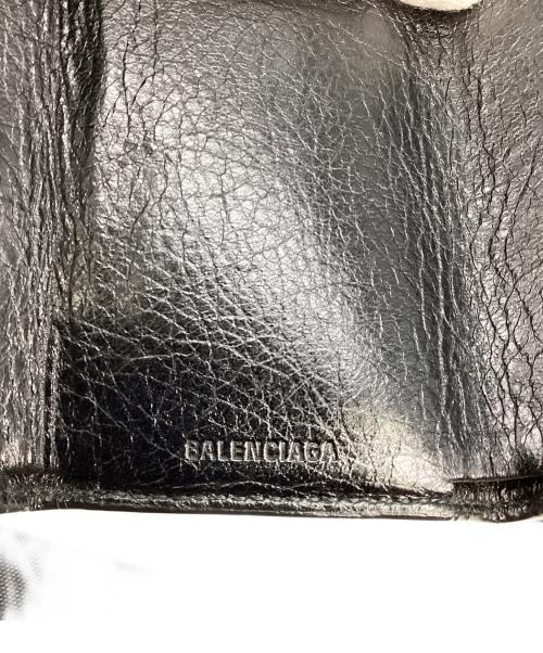 BALENCIAGA（バレンシアガ）BALENCIAGA (バレンシアガ) グラフィティ ペイント ミニウォレット ブラックの古着・服飾アイテム