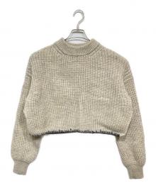 THE SHISHIKUI（シシクイ）の古着「モヘア混ニット」｜ベージュ