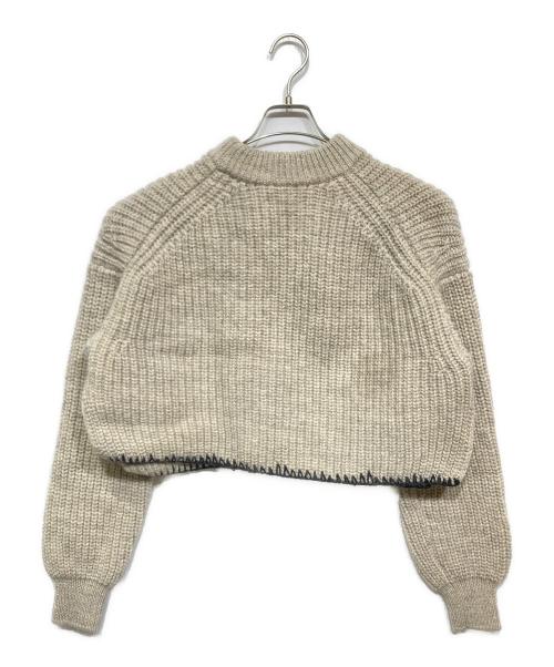 THE SHISHIKUI（シシクイ）THE SHISHIKUI (シシクイ) モヘア混ニット ベージュ サイズ:Mの古着・服飾アイテム