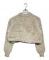 THE SHISHIKUI (シシクイ) モヘア混ニット ベージュ サイズ:M：12000円