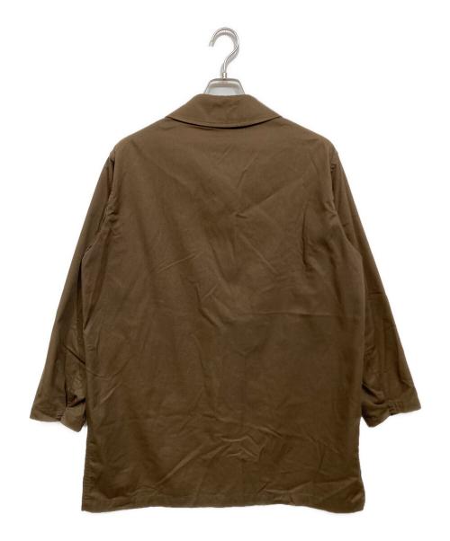 mfpen（エムエフペン）mfpen (エムエフペン) 比翼コート ブラウン サイズ:Sの古着・服飾アイテム