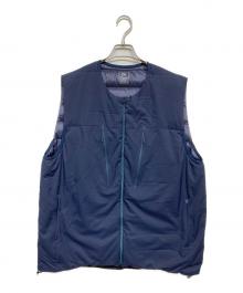 DAIWA LIFE STYLE（ダイワライフスタイル）の古着「INNER DOWN VEST CORDURA」｜ネイビー