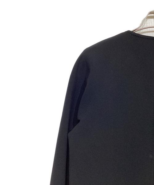Max Mara Studio（マックスマーラ ストゥディオ）Max Mara Studio (マックスマーラ ストゥディオ) ノーカラージャケット ブラック サイズ:38の古着・服飾アイテム