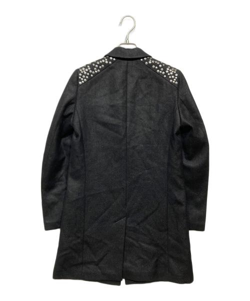 Zadig&Voltaire（ザディグエヴォルテール）Zadig&Voltaire (ザディグエヴォルテール) スタッズコート ブラック サイズ:TSの古着・服飾アイテム