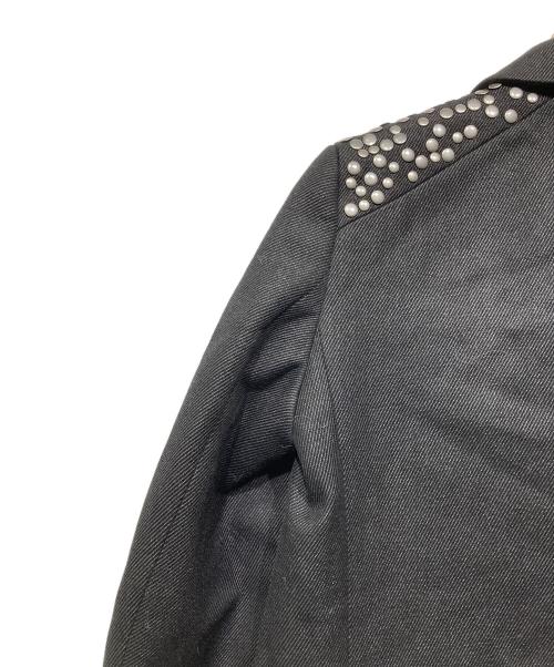 Zadig&Voltaire（ザディグエヴォルテール）Zadig&Voltaire (ザディグエヴォルテール) スタッズコート ブラック サイズ:TSの古着・服飾アイテム