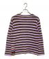 DRIES VAN NOTEN (ドリスヴァンノッテン) ニット パープル×ブラウン サイズ:M：8000円