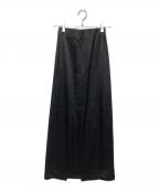 ENOFイナフ）の古着「ace long straight skirt」｜ブラック