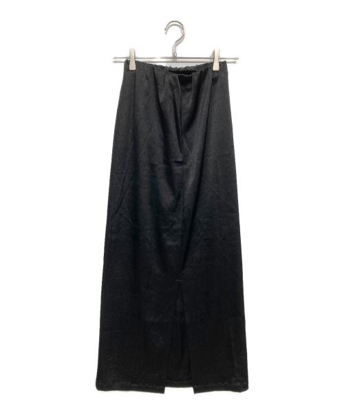 ENOF（イナフ）ENOF (イナフ) ace long straight skirt ブラック サイズ:Freeの古着・服飾アイテム