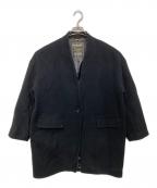 journal standard L'essageジャーナルスタンダード レサージュ）の古着「SUPER140S/GIOLICA コクーンコート」｜ブラック