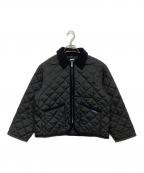 LAVENHAMラベンハム）の古着「キルティングショートジャケット」｜ブラック