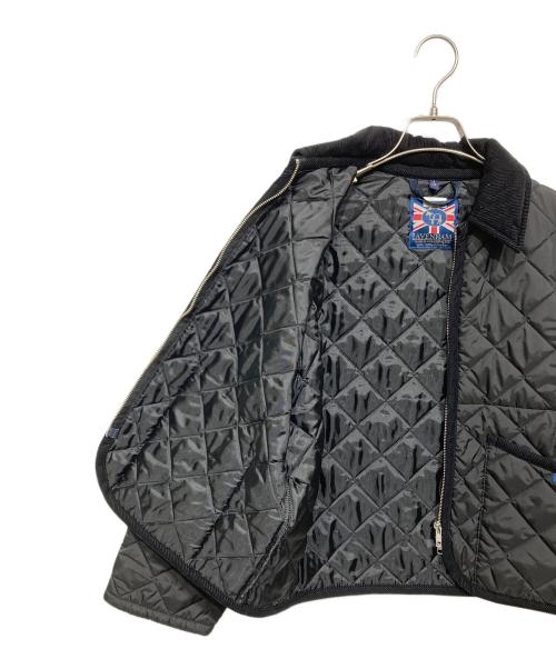LAVENHAM（ラベンハム）LAVENHAM (ラベンハム) キルティングショートジャケット ブラック サイズ:36の古着・服飾アイテム