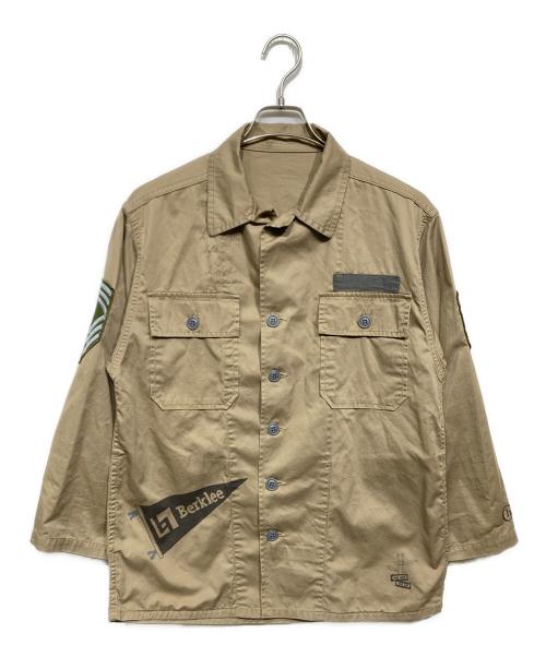 MADISON BLUE（マディソンブルー）MADISON BLUE (マディソンブルー) GRAFFITI MILITARY JK EX ベージュ サイズ:00の古着・服飾アイテム