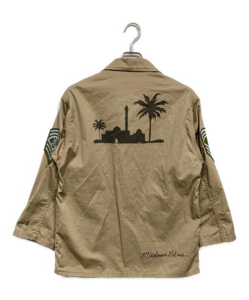 MADISON BLUE（マディソンブルー）MADISON BLUE (マディソンブルー) GRAFFITI MILITARY JK EX ベージュ サイズ:00の古着・服飾アイテム
